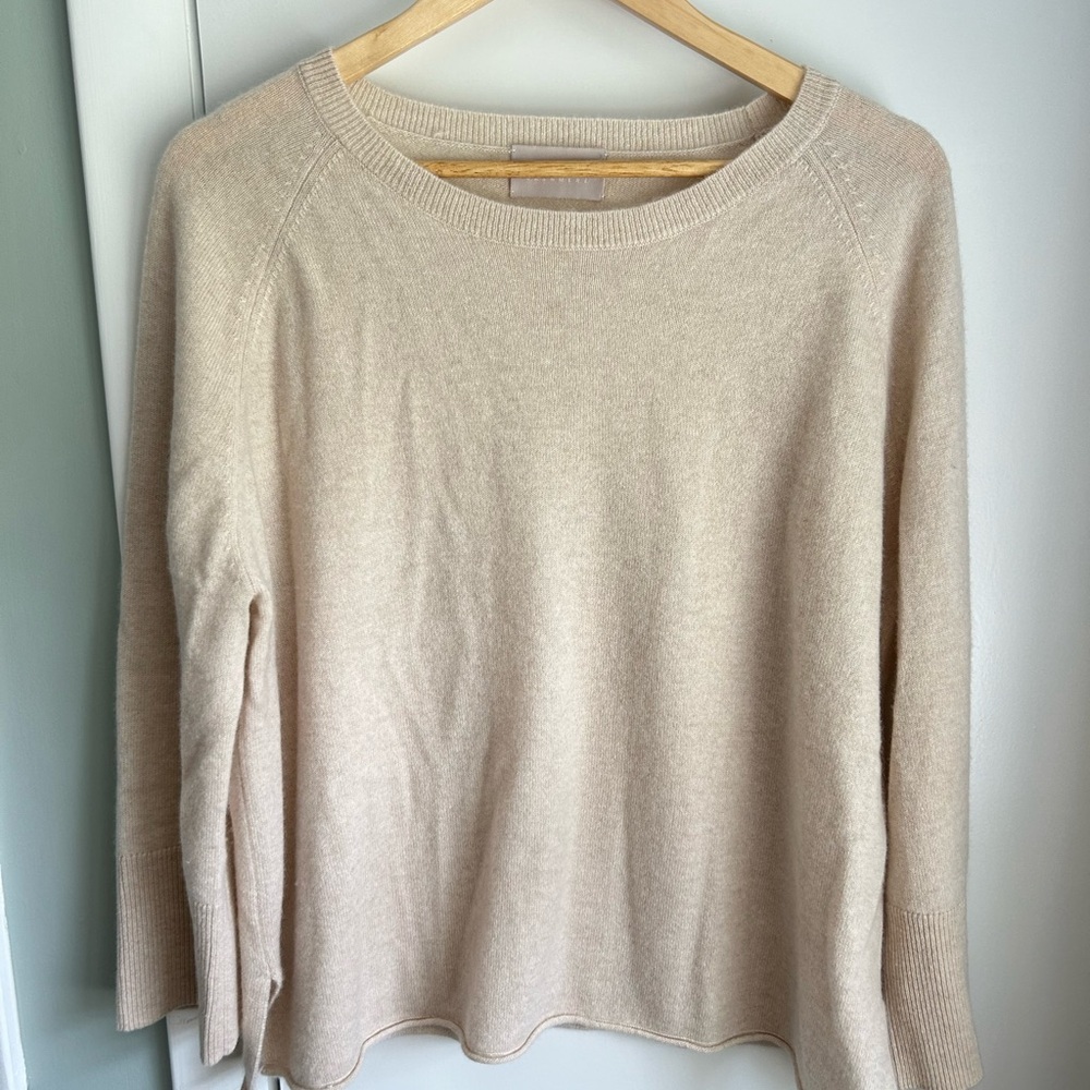 Hemisphere Cashmere Cream Sweater